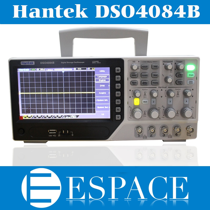 2017 New Hantek DSO4084B  丮 Ƿν 80 MHz 4 ä 1 Gsa/s  USB ȣƮ/ġ DSO5102P